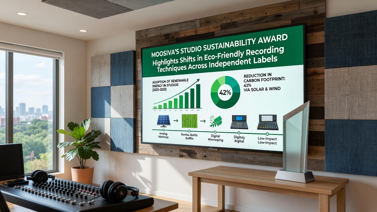 Moosiva's Studio Sustainability Award Highlights Shifts in Eco-Friendly Recording Techniques Across Independent Labels